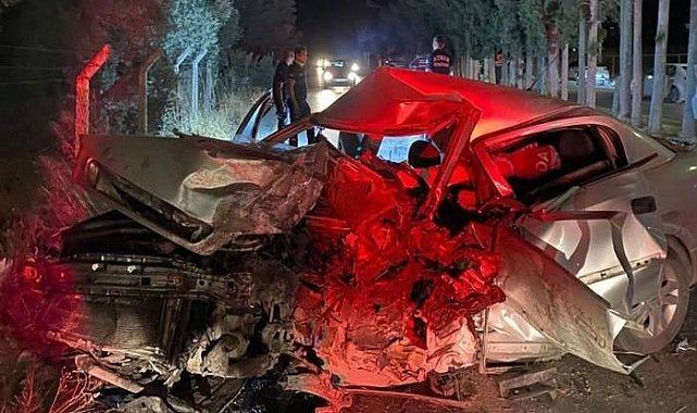 Otomobil hurdaya döndü: 1 ölü