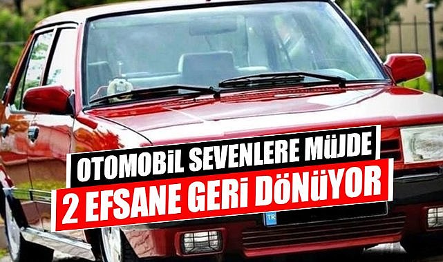 Otomobil sevenlere müjde! İki ikonik model geri dönüyor...