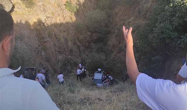 Otomobil uçuruma uçtu! 1 kişi ağır yaralandı