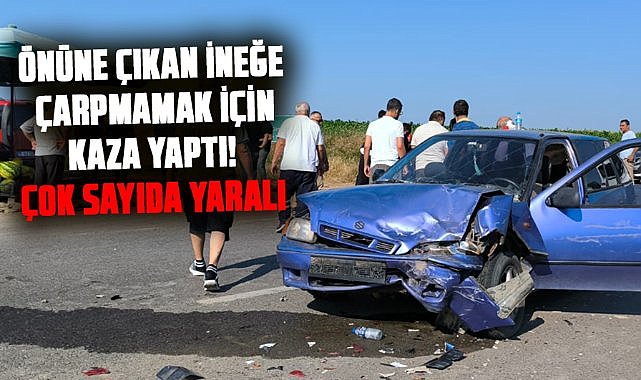 Samsun Bafra'da trafik kazası! Çok sayıda yaralı var