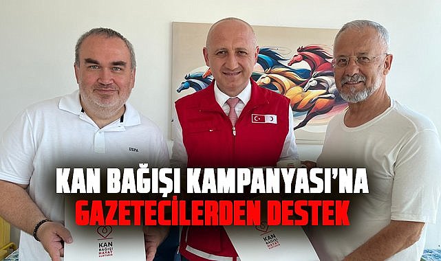 Samsun’da 1919 Hedefli Kan Bağışı Kampanyası’na gazetecilerden destek