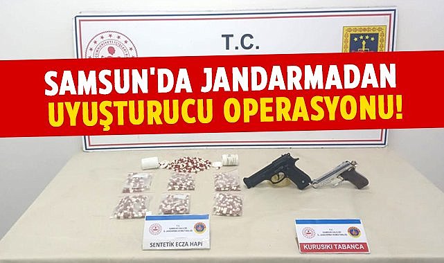 Samsun'da Jandarmadan uyuşturucu operasyonu! 1 gözaltı