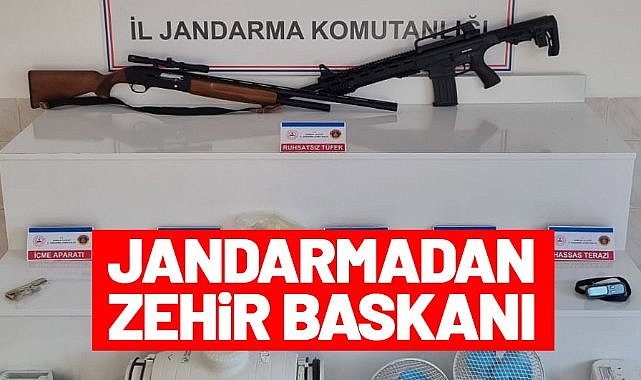 Samsun'da jandarmadan 'zehir' baskını!