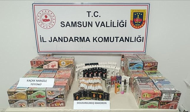 Samsun'da kaçak tütün operasyonu