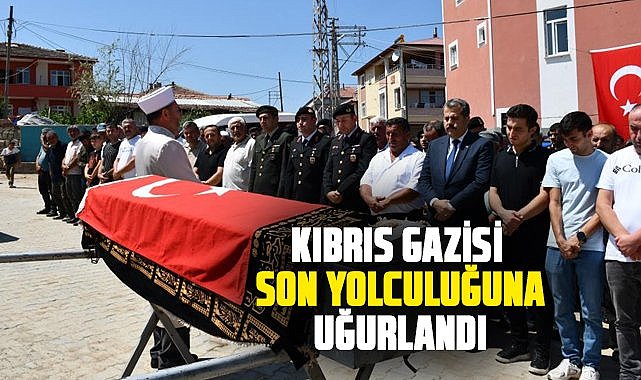 Samsun'da Kıbrıs Gazisi İbrahim Çakır toprağa verildi