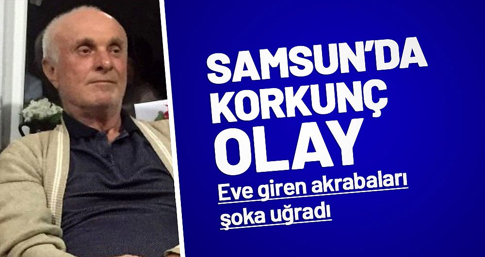 Samsun'da korkunç olay! Evinde iple asılı halde bulundu