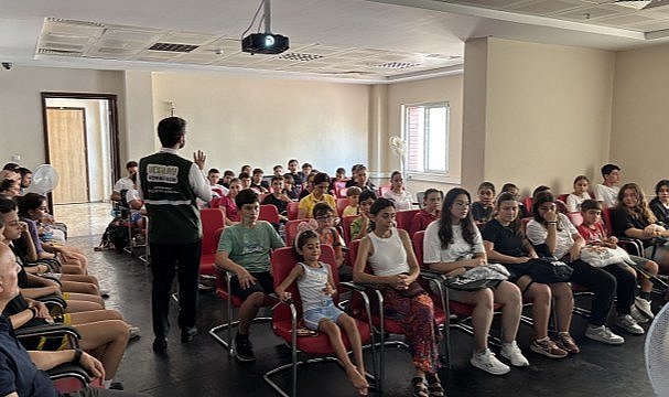 Samsun'da Yeşilay'dan sporculara  bağımlılık eğitimi