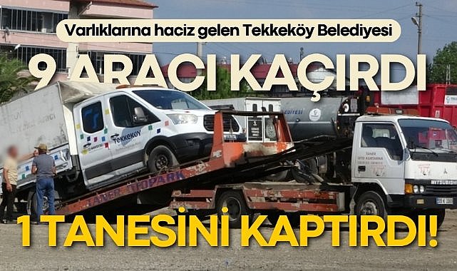 Samsun Tekkeköy Belediyesi'ne haciz şoku!