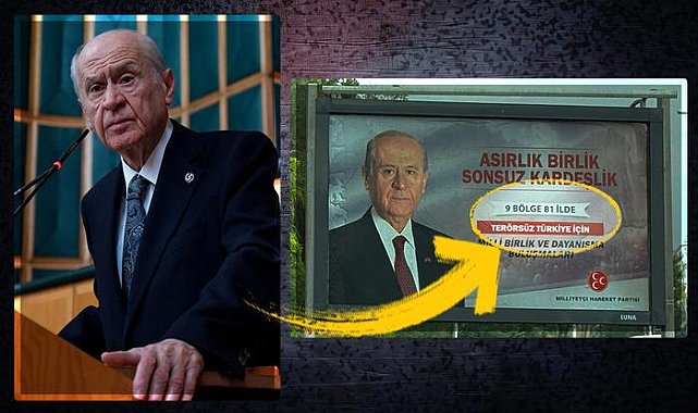Sosyal medya MHP'nin afişlerini konuşuyor: '9 bölge' ifadesi tartışma konusu oldu!