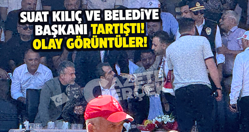 Suat Kılıç ile Vezirköprü Belediye Başkanı Murat Gül tartıştı
