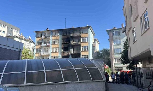 5 katlı binada yangın çıktı