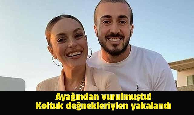 Ayağından vurulan Ezgi Mola'nın eski eşi koltuk değnekleriyle görüntülendi