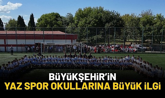 Büyükşehir'in yaz spor okullarına büyük ilgi