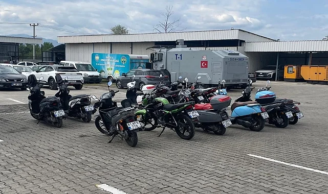 Düzce'de 'motosiklet tadilat' operasyonu: 27 gözaltı!