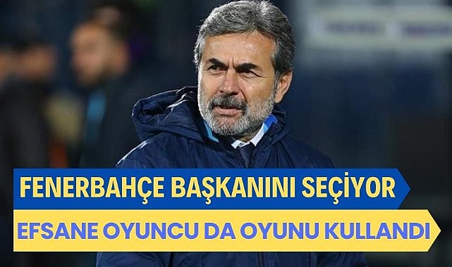 Fenerbahçeli efsane Aykut Kocaman da oyunu kullandı