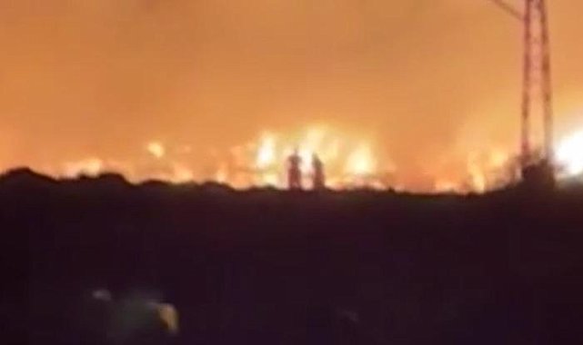 Geri dönüşüm fabrikasındaki yangın 14 saattir devam ediyor