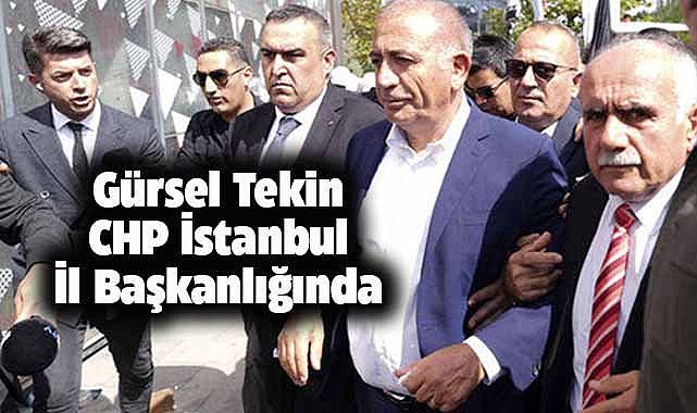 Gürsel Tekin, CHP İstanbul İl Başkanlığına geldi