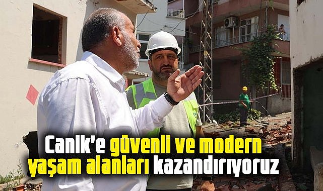 İbrahim Sandıkçı: Canik'e güvenli ve modern yaşam alanları kazandırıyoruz