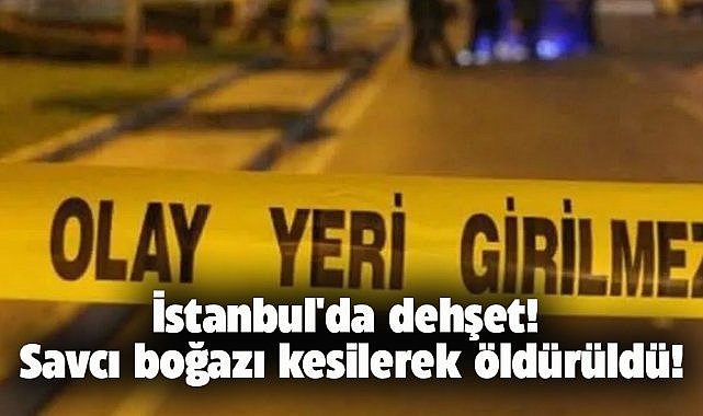 İstanbul'da dehşet! Savcı boğazı kesilerek öldürüldü!