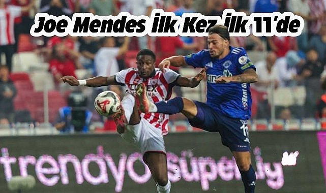 Joe Mendes ilk kez ilk 11'de