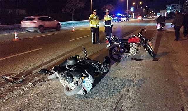 Konya'da iki motosiklet çarpıştı! 1 çocuk öldü