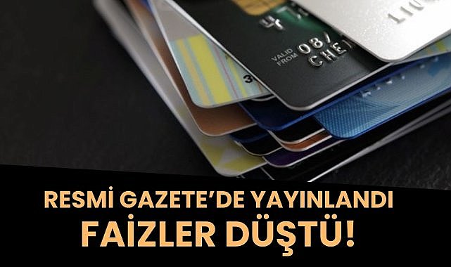 Kredi kartı ve nakit avans faizlerinde indirime gidildi. Bankaların ticari kredi koşulları da değişti.