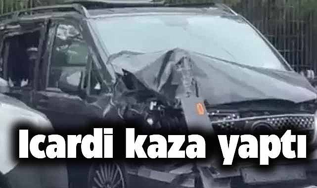 Mauro Icardi lüks aracıyla kaza yaptı