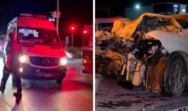 Milas'ta trafik kazası: 2'si ağır 4 yaralı