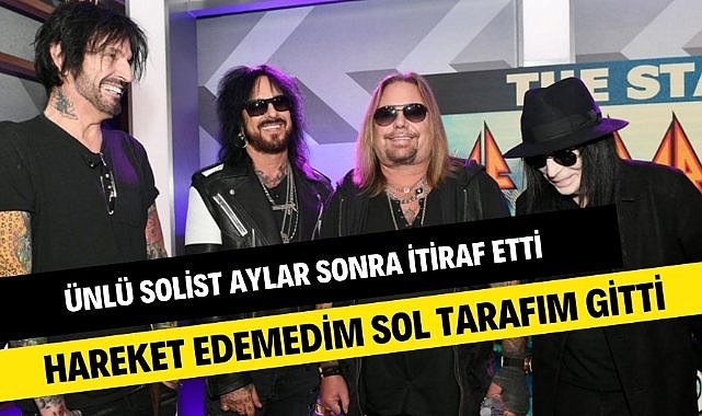 Mötley Crüe'nun solisti Vince Neil uykusunda felç geçirdiğini açıkladı