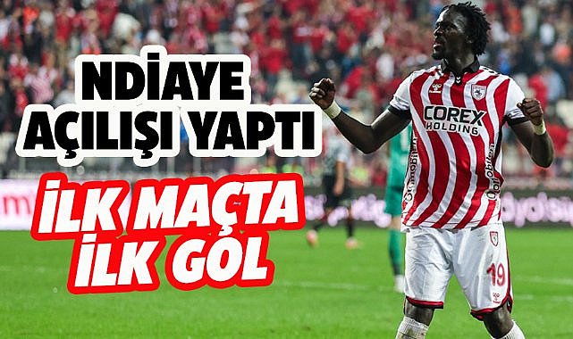 Ndiaye ilk maçında siftah yaptı