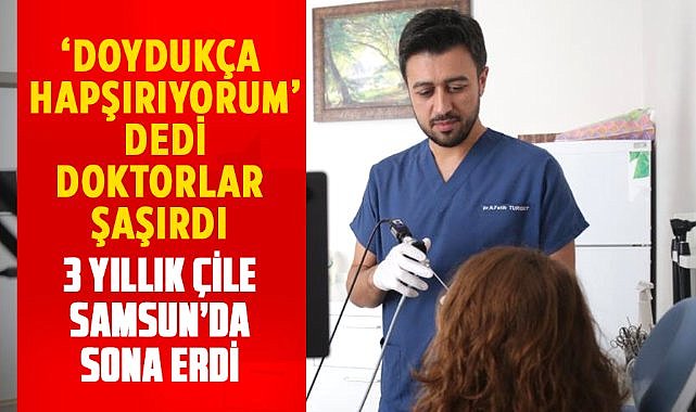 Ne yese hapşırıyordu! Almanya'dan geldi Samsun'da çare buldu