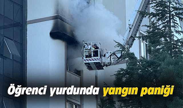 Öğrenci yurdunda yangın!