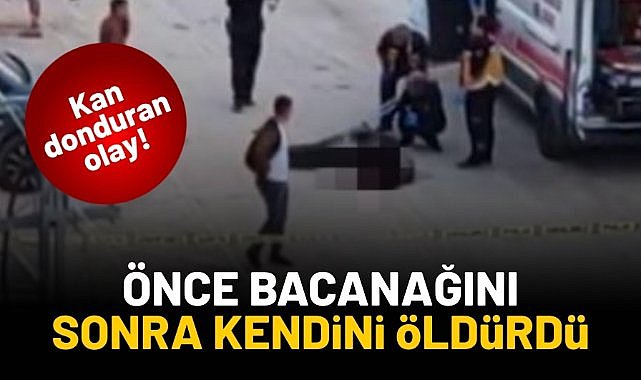 Önce bacanağını sonra kendini öldürdü