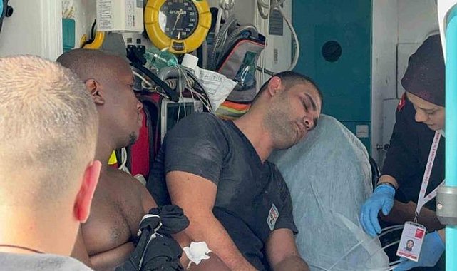 Oto bakım servisinde yangın çıktı