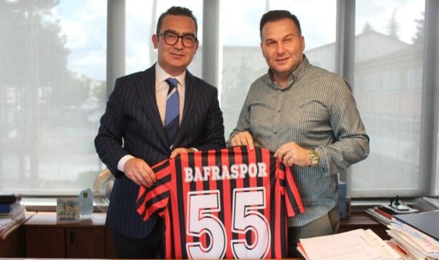 Samsun'da 1930 Bafraspor yönetiminden siyasi partilere ziyaret