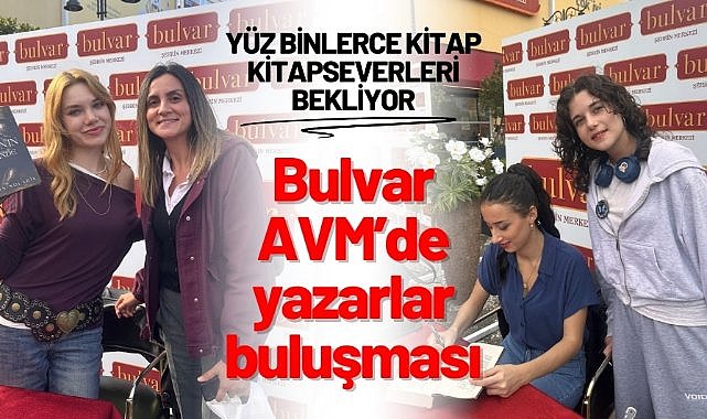 Samsun'da Bulvar AVM’de yazarlar buluşması