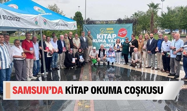 Samsun'da Dünya Kitap Okuma Yazma Günü kutlandı