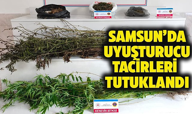 Samsun'da uyuşturucu operasyonunda yakalanan 2 zanlı tutuklandı