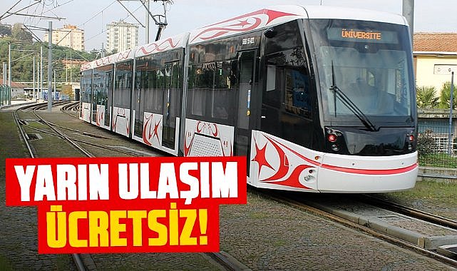 Samsun'da yarın sınava gireceklere müjde! Ulaşım ücretsiz olacak
