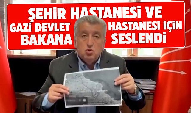 Samsun'daki hastaneler için Bakana seslendi! Murat Çan'dan sert eleştiri