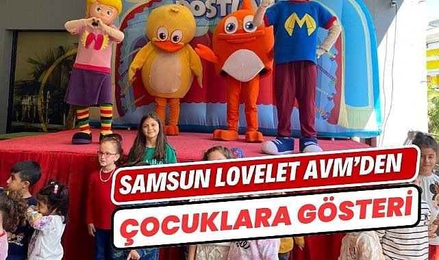 Samsun Lovelet Outlet AVM'de çocuklara müzik resitali