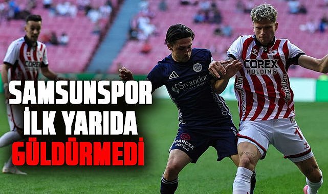 Samsunspo Antalyaspor karşısında ilk devreyi geride tamamladı