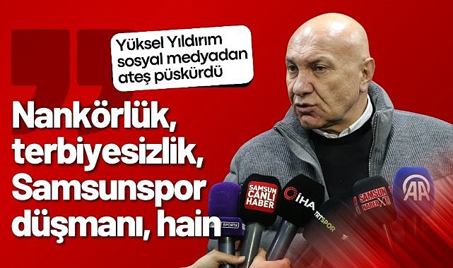 Samsunspor Başkanı Yüksel Yıldırım’dan taraftarın eleştirisine sert yanıt