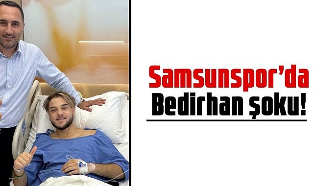 Samsunspor’da Bedirhan Çetin’in ön çapraz bağları yırtıldı