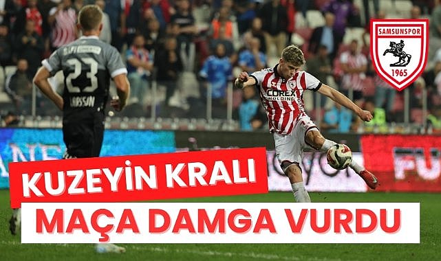 Samsunspor'da Logi Tomasson 1 asist yaptı 1 şutu direkten döndü