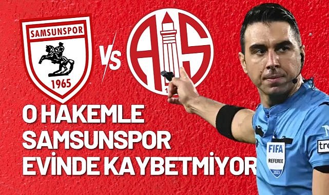 Samsunspor hakem Arda Kardeşler ile kaybetmiyor! Antalyaspor kazanamıyor