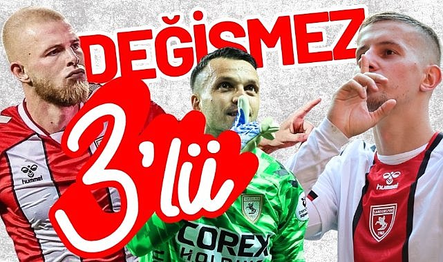 Samsunspor'un değişmez üçlüsü! 3 maçta 90 dakika sahada kaldılar