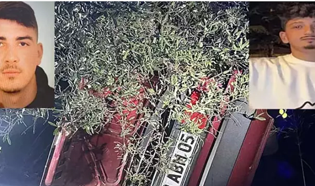 Takla atıp, ağaca çarpan otomobildeki 2 kişi öldü