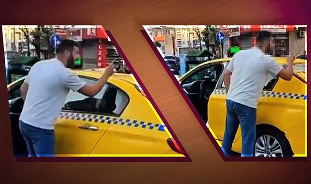 Taksici dehşeti, servis şoförüne küfür yağdırdı! Kan donduran tehdit