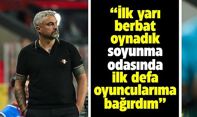 Thomas Reis 3-2 yendikleri Karagümrük maçı ile ilgili açıklama yaptı